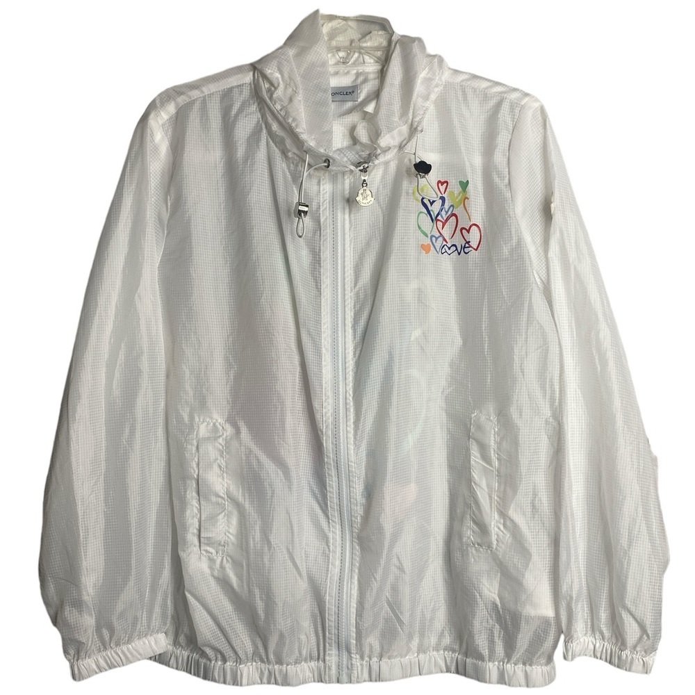 Moncler Light Weight Zip Front Jacket With Hood - image 1